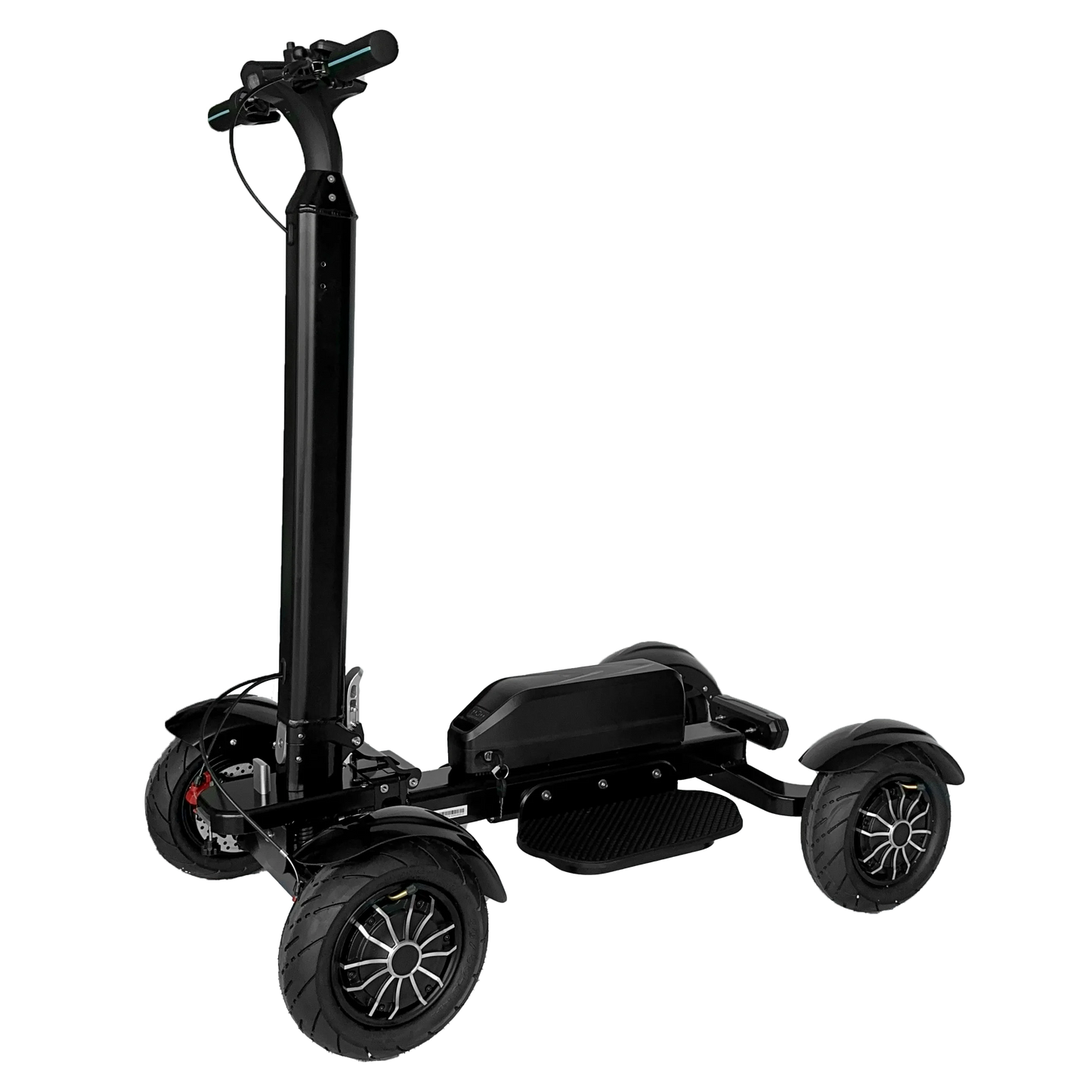Folding 2400W Four Wheel Electric Golf Caddy Cart Pro