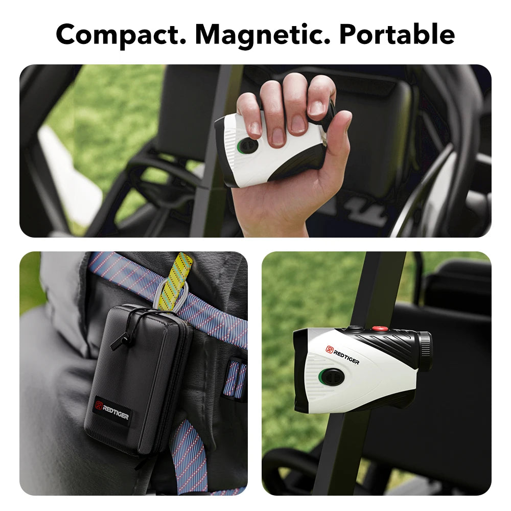Redtiger Golf Rangefinder Slope 1000M 1200 Yards 7x Zoom