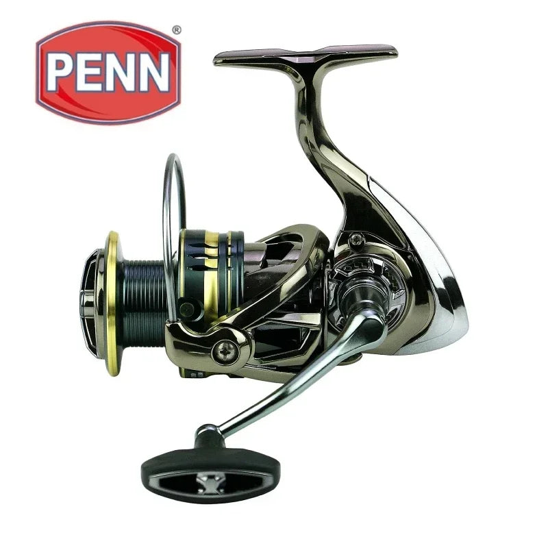 PENN High Max Drag 25KG Fishing Reel with 5.5:1 Gear Ratio and XE1000-7000 Model，Gift Fishing Line