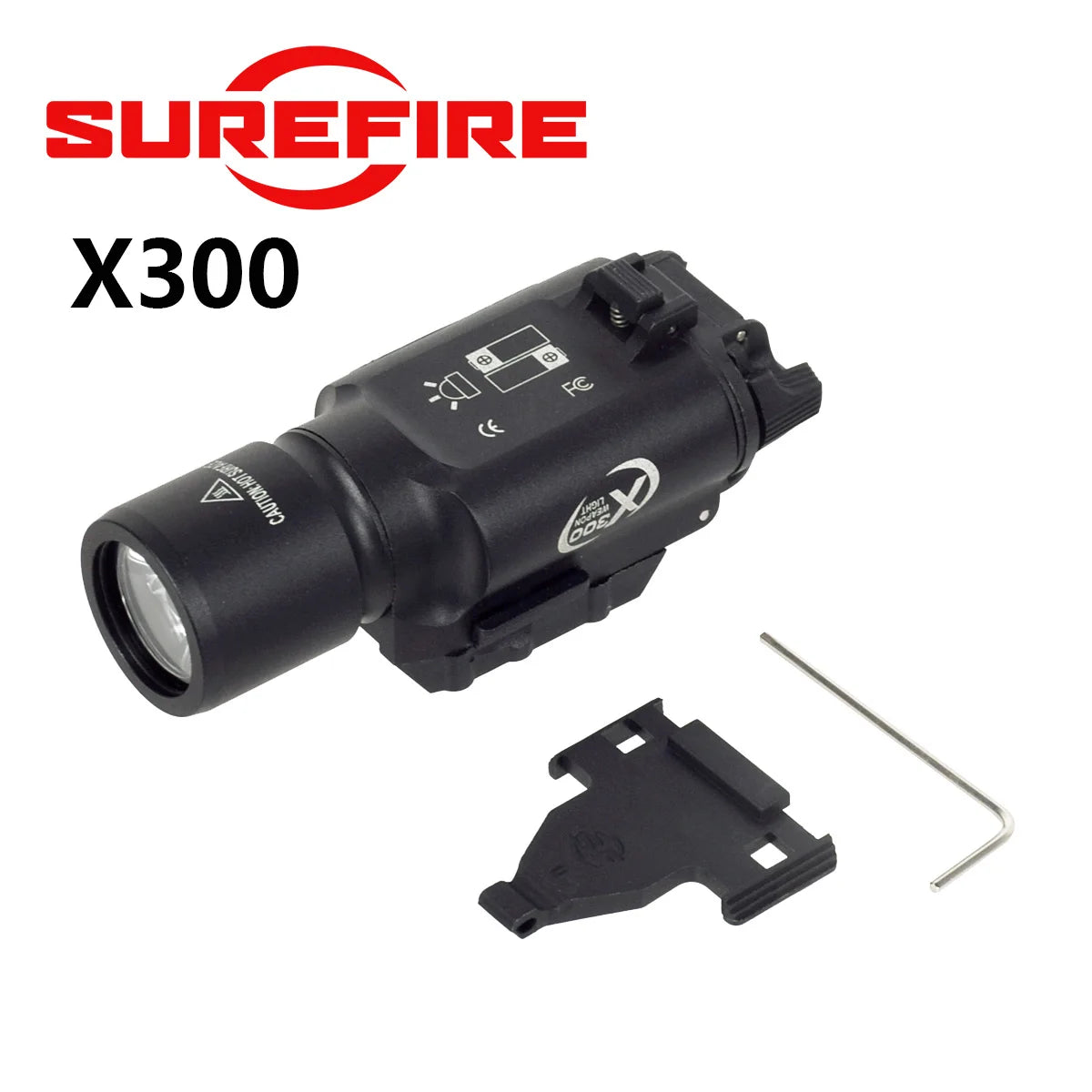 SureFire X300 X300U X300U-A Ultra Weapons Gun Flashlight Metal Airsoft Weapons Pistol Light Hanging Hunting Flashlight