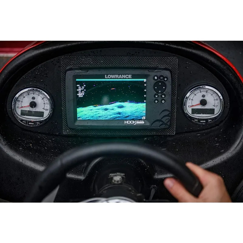 Lowrance HOOK Reveal 5 Inch 7 Inch and 9 Inch Fish Finders with Transducers