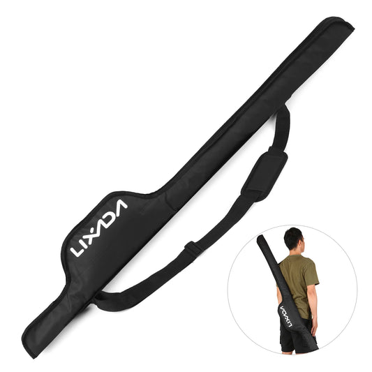 Portable 55 Inch Fishing Rod Bag Oxford Fabric Folding Case
