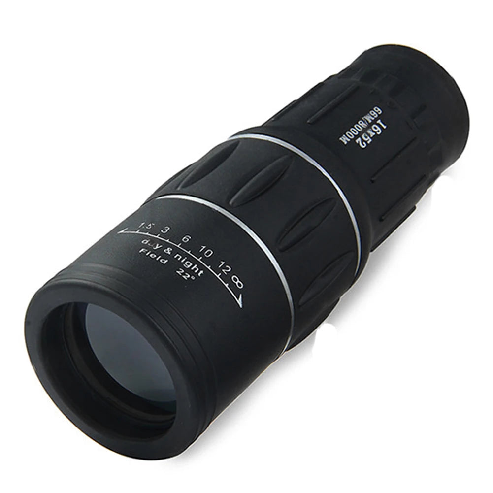 16x52 Portable Monocular Telescope 66M/8000M Zoom Long Range Spyglass Outdoor Binoculars for Outdoor Sports Camping Travel