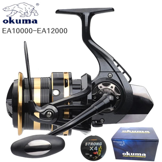 Okuma large fishing reel with 25KG large braking force, suitable for sea fishing and more choices in large fishing grounds