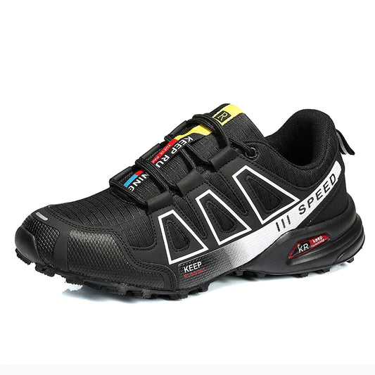 Men‘s Waterproof Hiking Shoes Outdoor Trainers Lace-up Climbing Shoes Women Trekking Sneakers Anti-slip Hunting Tactical Sneaker