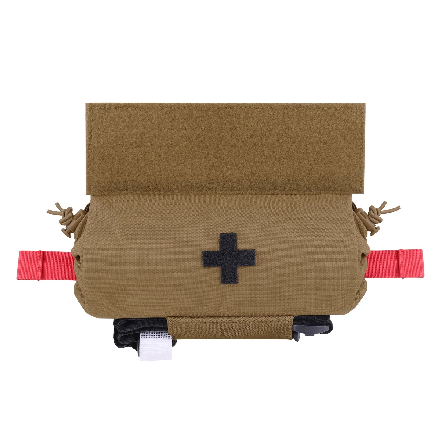 KRYDEX Tactical Roll Up First AID Trauma Pouch Medical EMT IFAK Pouch Dangler Drop Dump Pouch For Vest Chest Rig Accessories